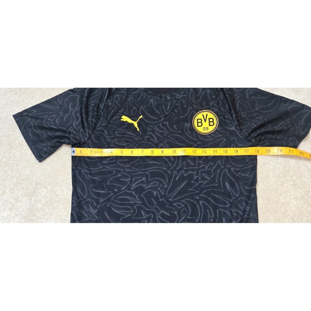 Puma Borussia Dortmund Warm-up Soccer Jersey Men's S Black NWT - Picture 5 of 14